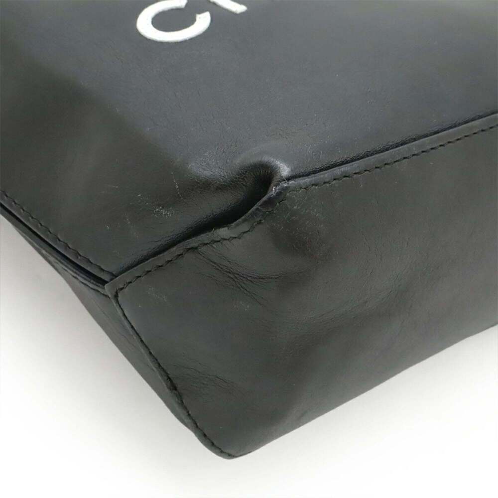 CHANEL Black Leather Tote Bag - Picture 4 of 10
